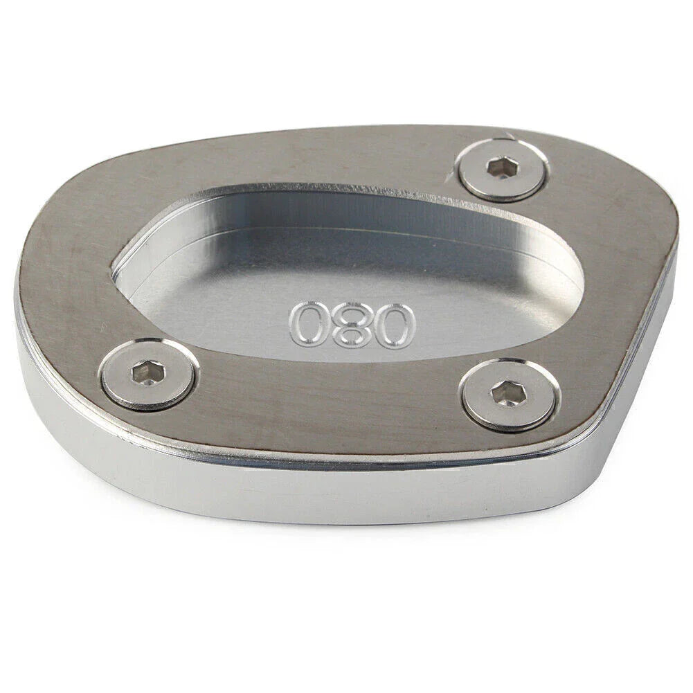 Kickstand Side Stand Enlarger Plate for Speed Twin 1200 (2019-2021) Silver