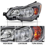 Headlight Assembly for Subaru Impreza XV Crosstrek (2013–2017) SU2502140
