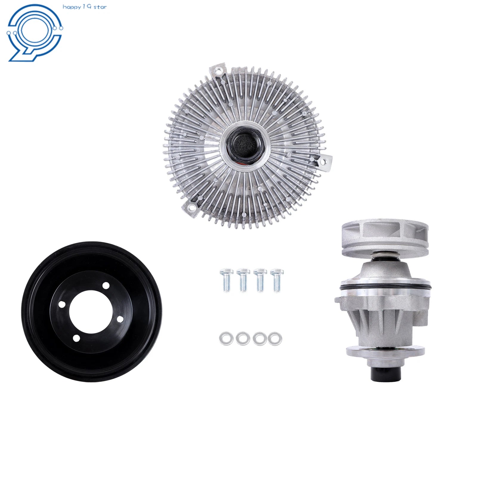 Water Pump Fan Clutch Pulley Kit for BMW E39 E46 X5 Z3 (1995–2006)