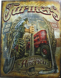 Tin Metal Sign for Farmall IH 2158
