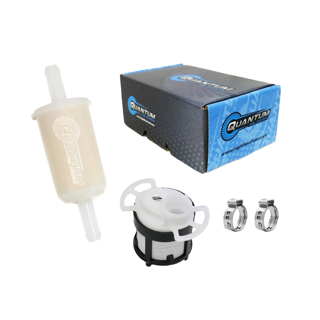 Fuel Pump Strainer + Fuel Filter Kit for QFS (Fits 78107088000, 78107088300)