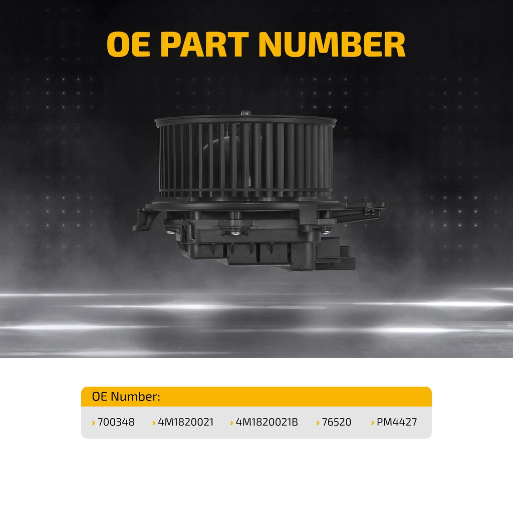 HVAC Blower Motor Assembly for Audi S5 S4 SQ5 (2018–2023)