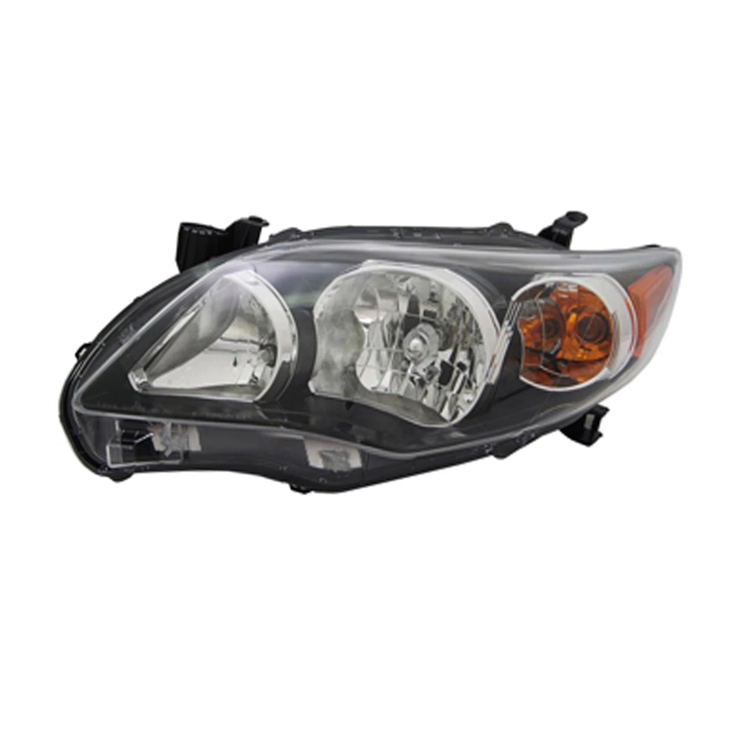 Replacement Driver Side Head Light Assembly with Black Bezel for Honda Civic (2012–2015)