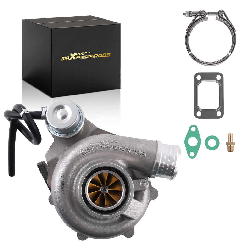 Billet Turbo Ball Bearing V-Band T25 Flange 0.49 A/R for Performance Vehicles