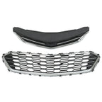 Set of 2 Front Grille Upper for Chevrolet Cruze Sedan (2016–2018)