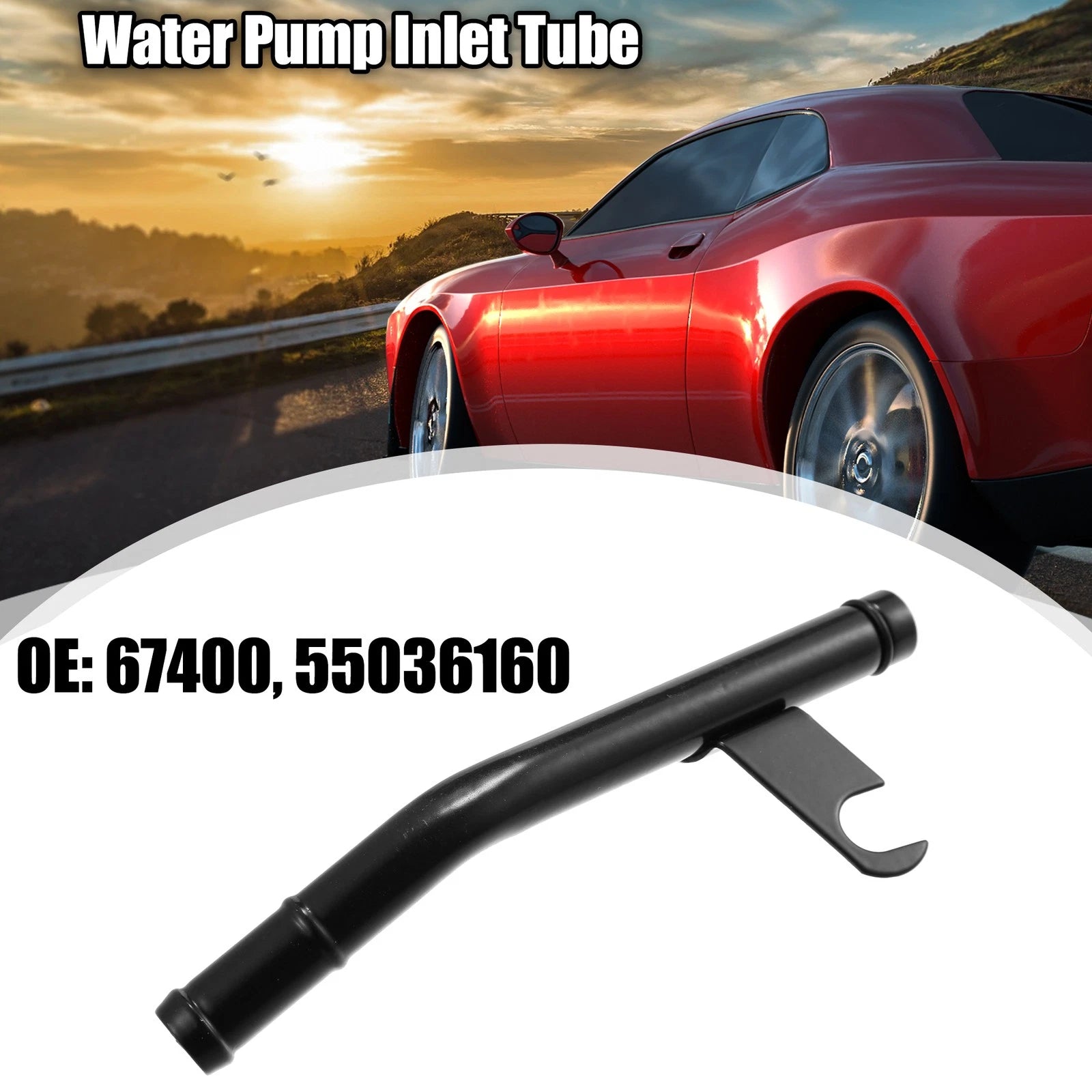 Engine Water Pump Inlet Tube Hose with Gasket for Dodge Trucks (1990–2003)