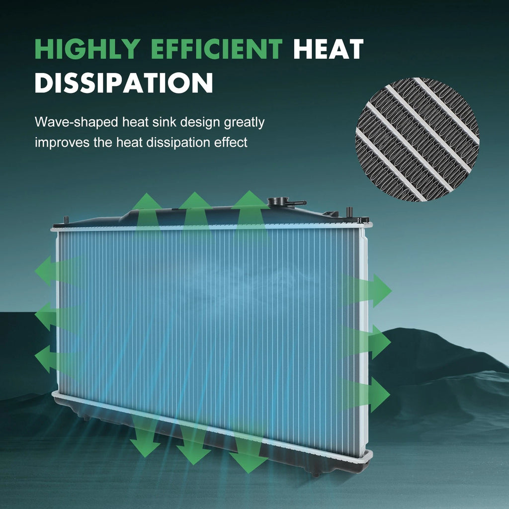Radiator for Acura RDX (2013–2018) and Honda Accord Crosstour (2010–2011)