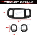 Carbon Black Dash Screen Frame for Dodge Charger (2015-2021)