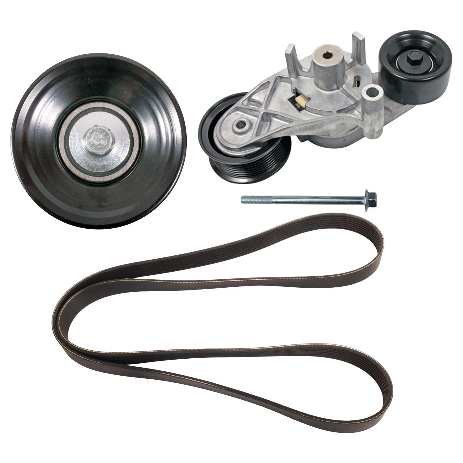 Drive Belt Idler Pulley Tensioner Kit for Ford F-250 F-350 Super Duty (1999–2016)