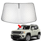 Foldable Windshield Sun Shade for Jeep Renegade (2015–2021)