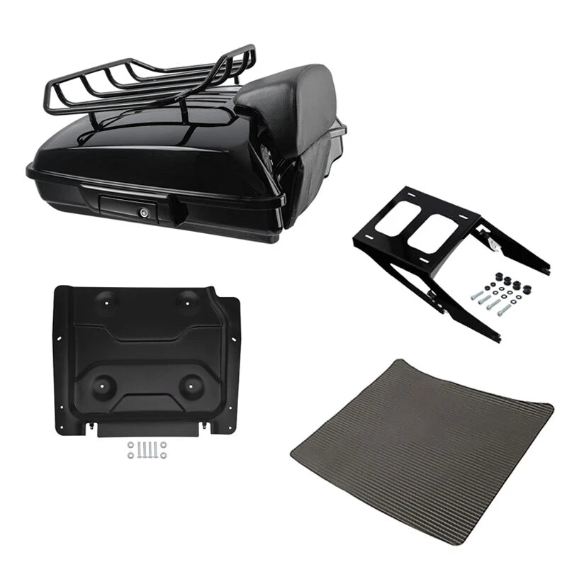 Trunk Backrest Mount Rack Plate for Harley Sport Glide FLSB (2018–2023)