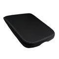Console Armrest Cover for Dodge Ram (2002–2008) PVC Carbon Fiber White Stitch
