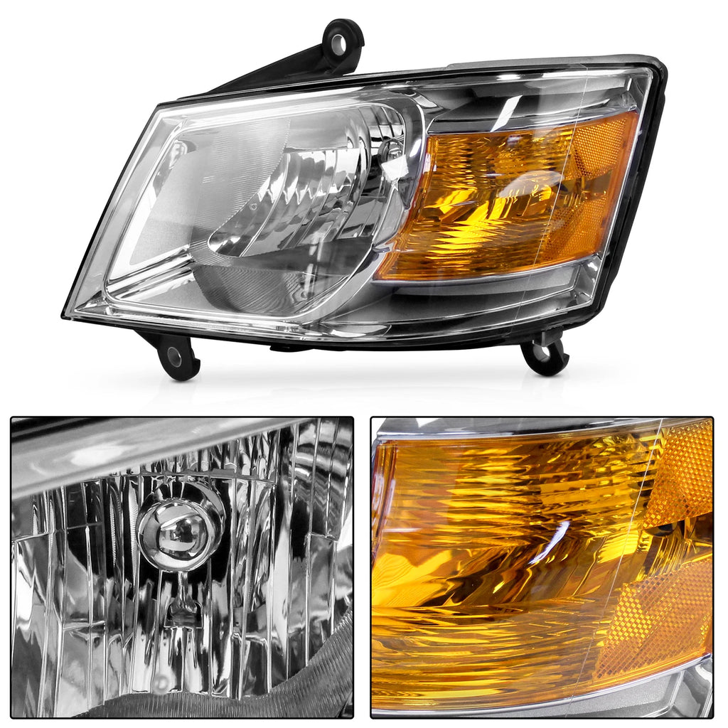 Pair Headlights for Dodge Grand Caravan (2008-2010)