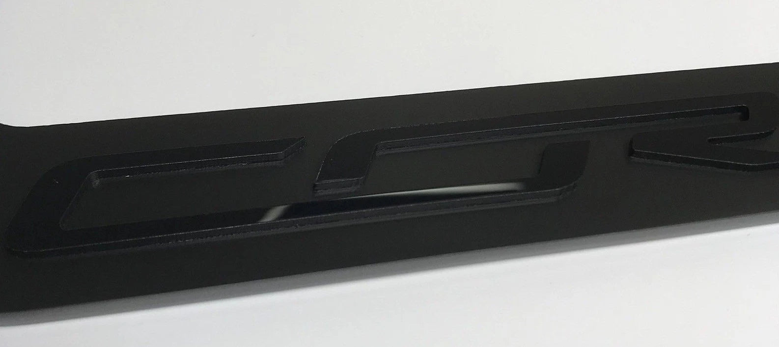 Matte Black License Plate Frame for Chevrolet C7 Corvette (2014–2019)