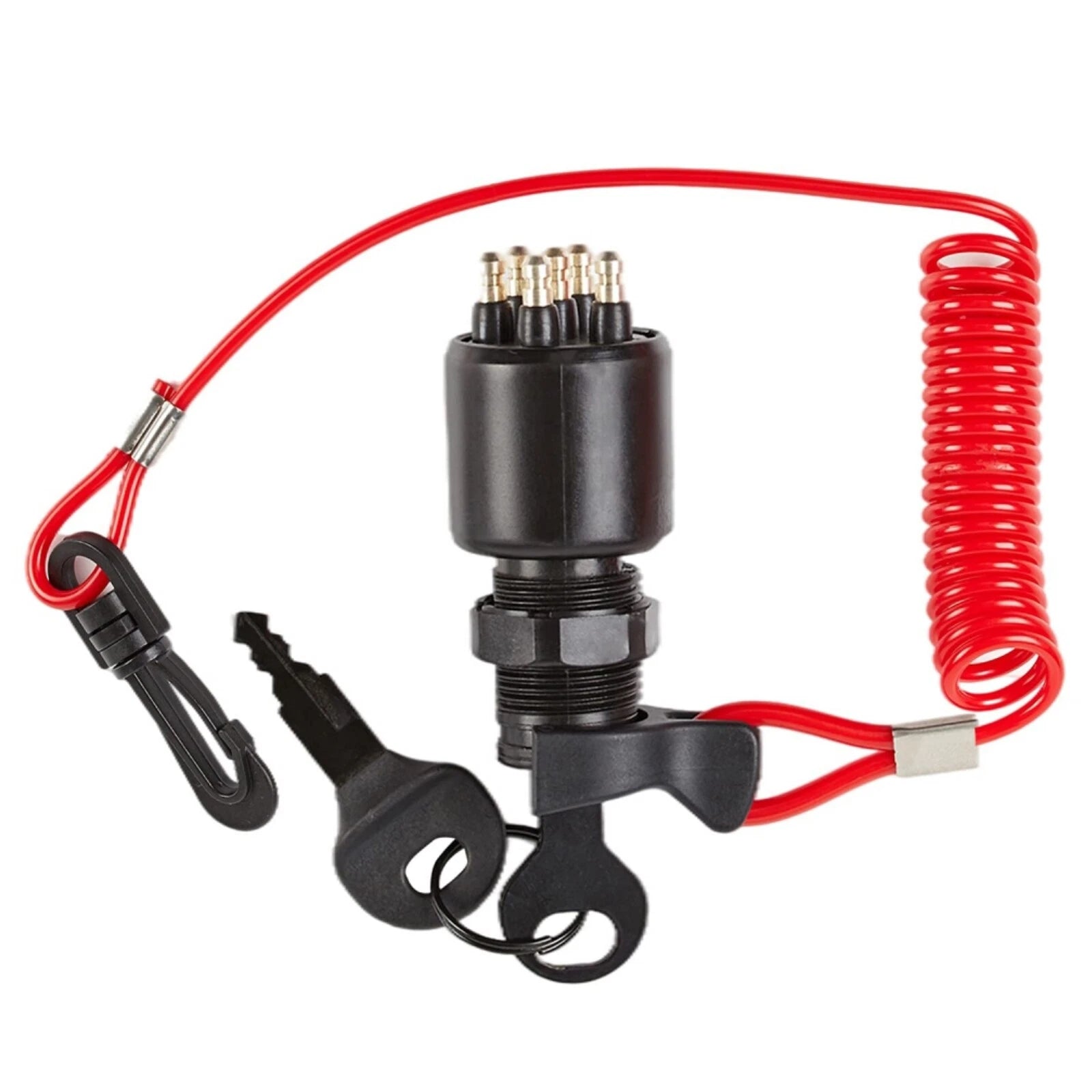 Ignition Switch & Lanyard for OMC BRP Johnson Evinrude (1996–Up) 175974 5005801