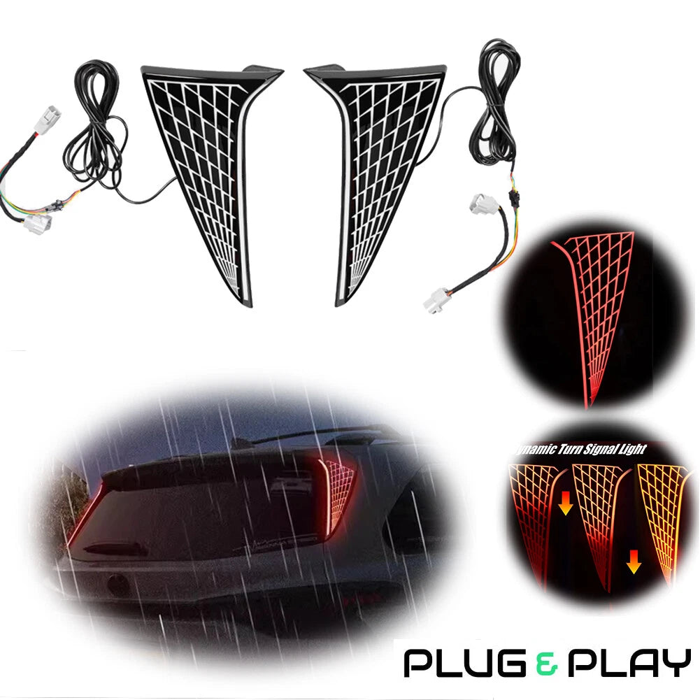 LED Rear Window Pillar Lamps for Toyota Sienna (2021–2023)