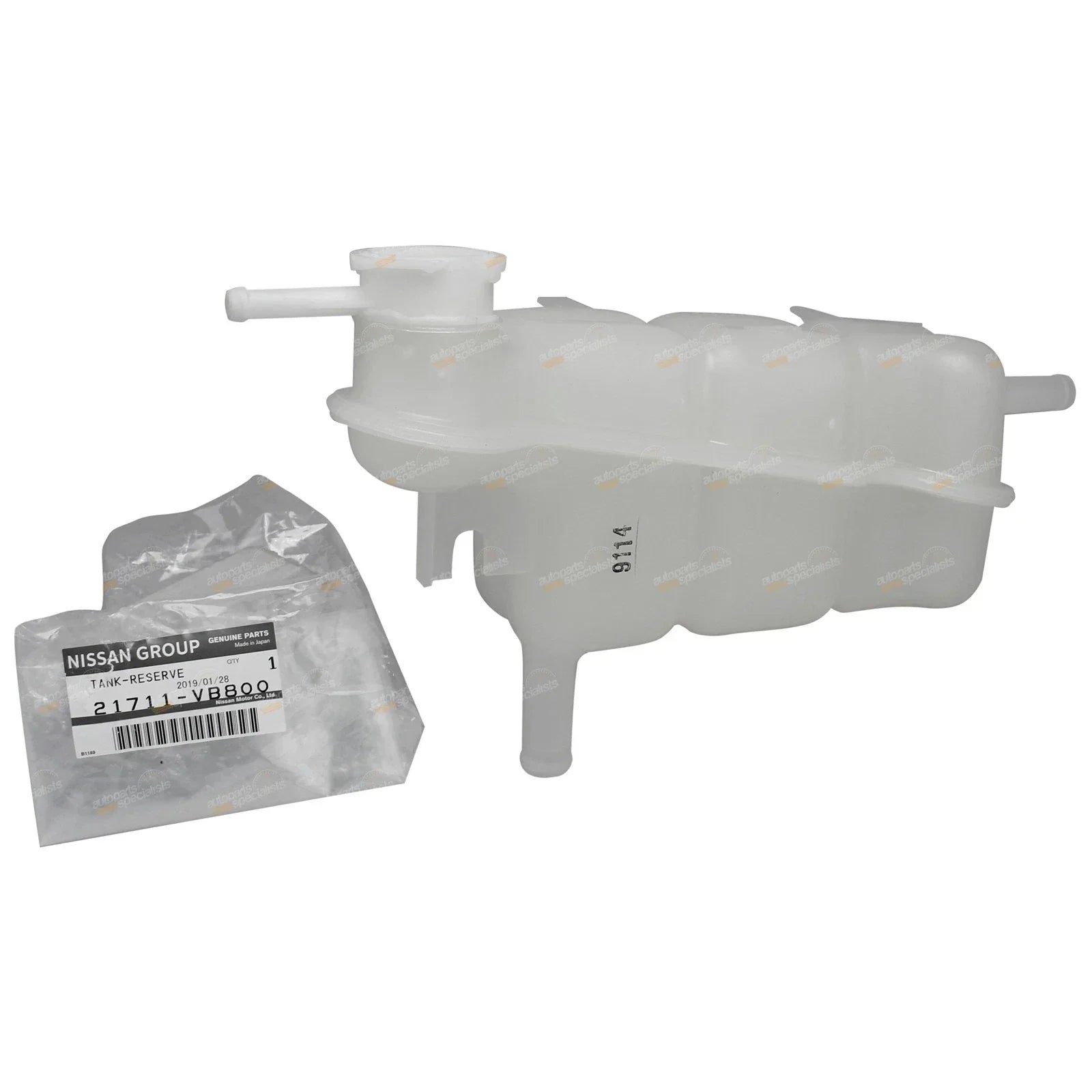 Top Radiator Overflow Bottle Tank for Nissan Patrol GU Y61 ZD30 TD42TI