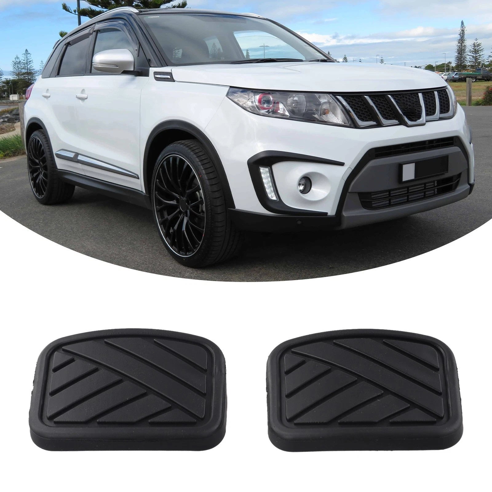 Rubber Brake Clutch Pedal Pad Covers for Suzuki