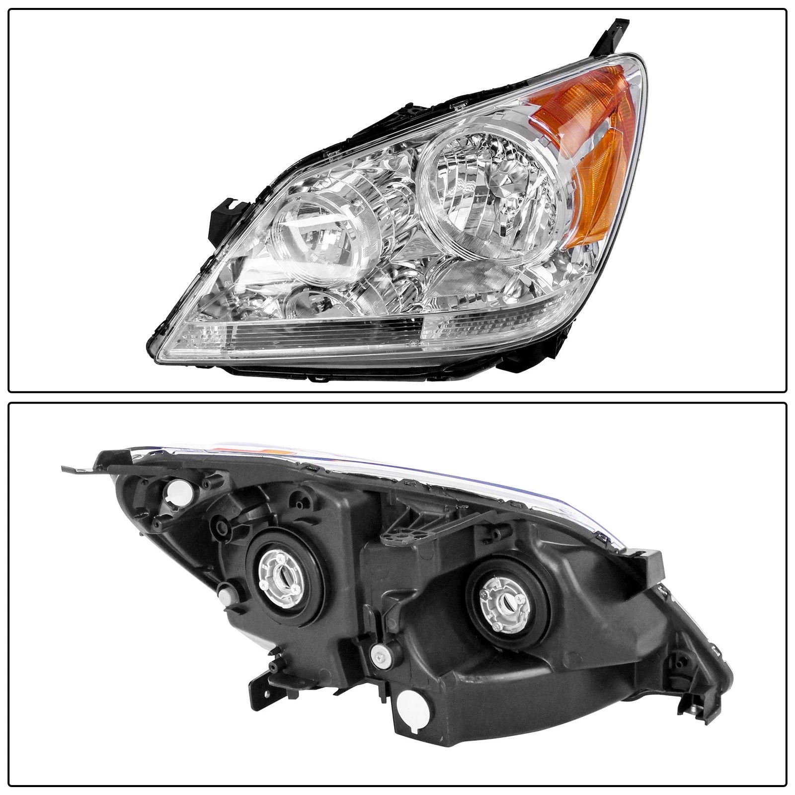 Set of 2 Headlight Assemblies for Honda Odyssey (2005-2007)