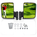 Adjustable Side Mirrors for Club Car, EZGO, Yamaha Golf Carts