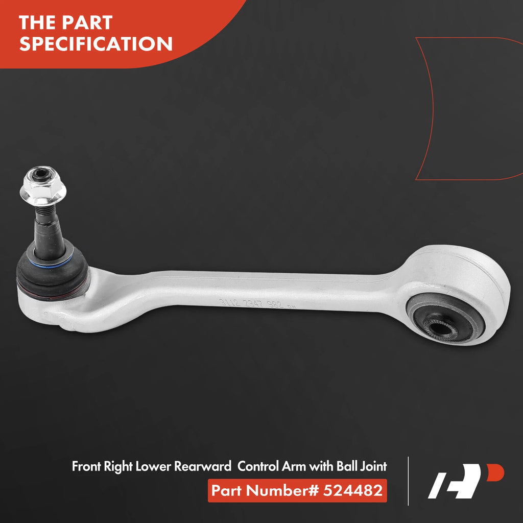 Front Right Lower Control Arm with Ball Joint for BMW E60 530xi (2006-2010)