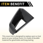 Front Side Bumper Grille Cover for Chevy Colorado (2023–2024) Carbon Fiber