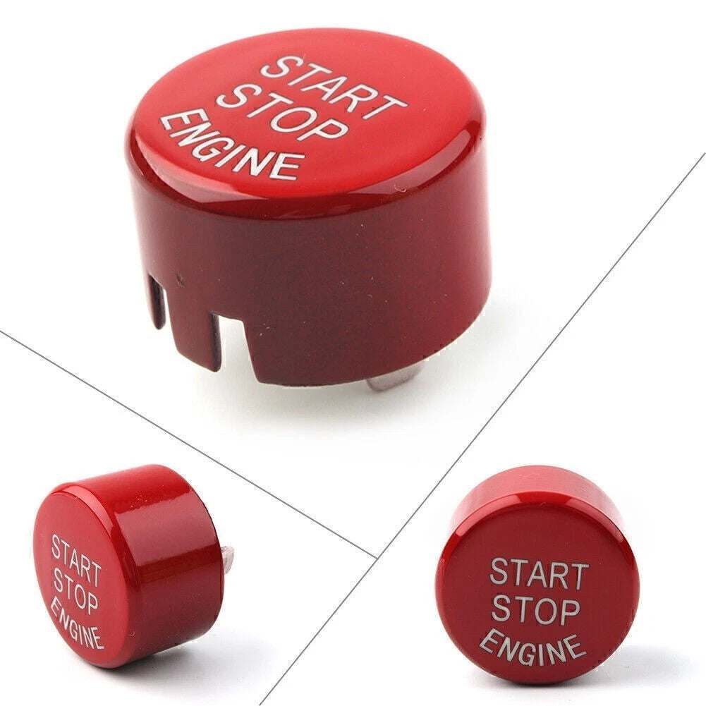 Red Engine Start Stop Button Cover Trim for BMW 5 Series G30 (2017–2023)