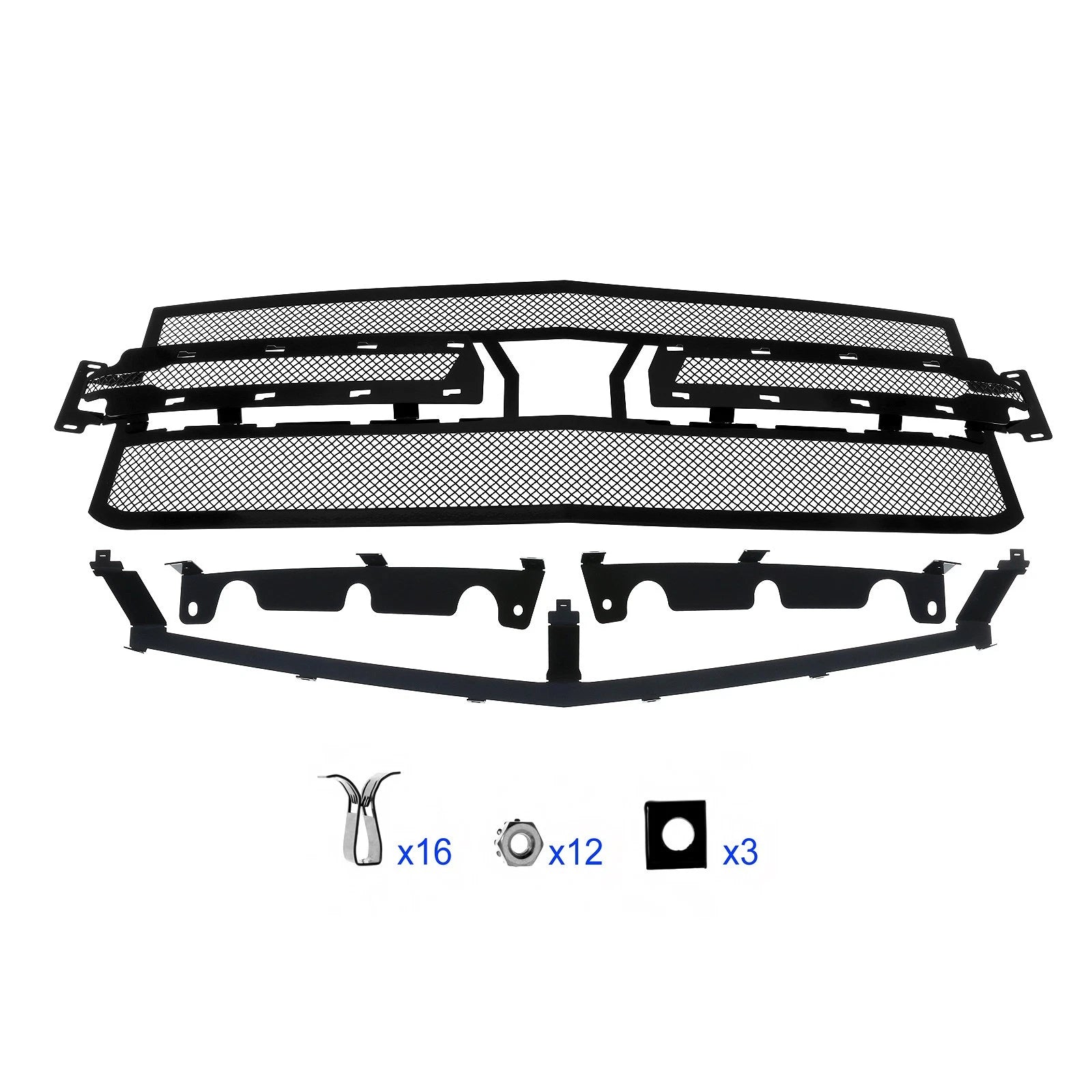 Stainless Black Mesh Grille for Chevy Silverado 1500 (2019-2022)