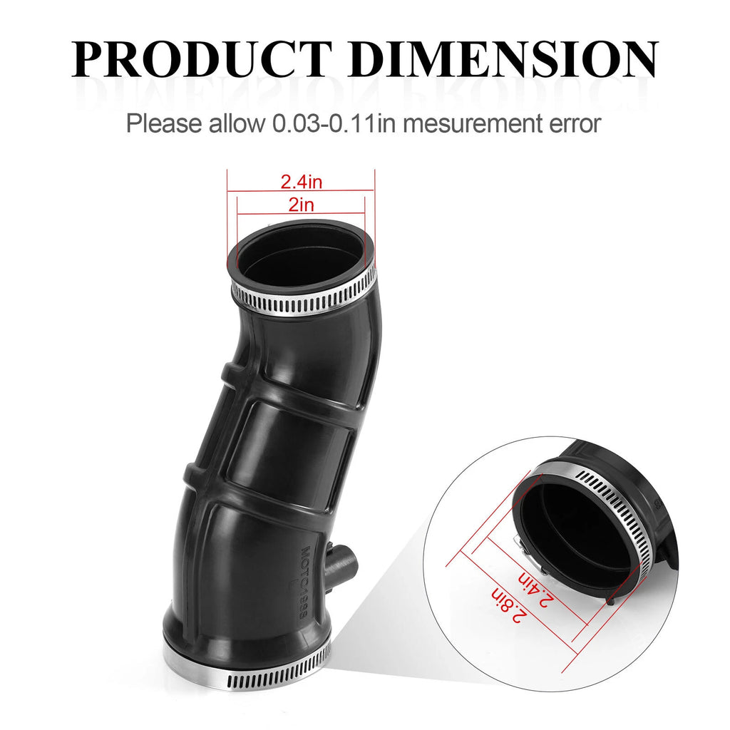 Left Air Box Intake Boot Joint for Yamaha Raptor 660R (2001–2005)