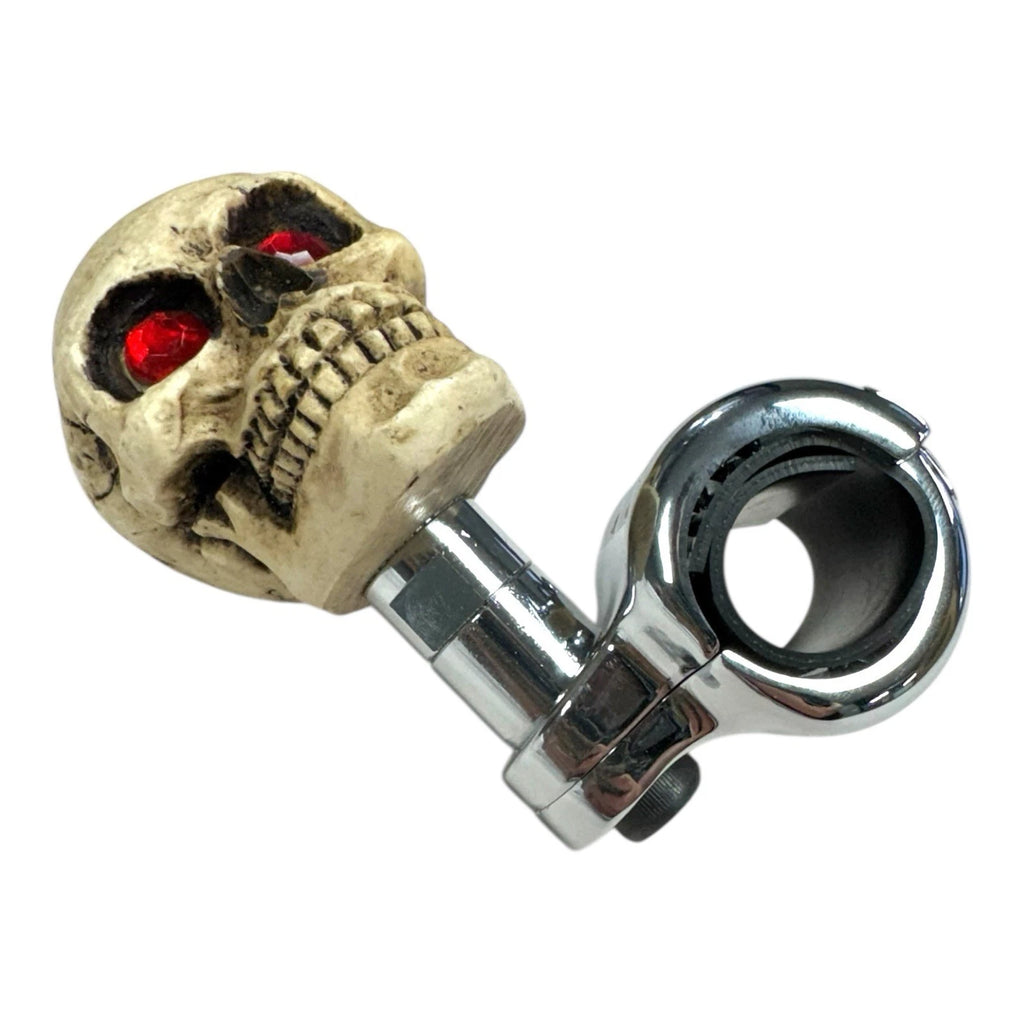 Steering Wheel Spinner Suicide Knob Skull Red for Universal Vehicles (All Years)