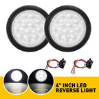 2X 4" 12 LED Round Stop/Turn/Tail Lights for Truck Trailer (Fits )
