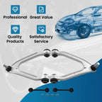 Set of 4 Front Suspension Upper Control Arms Kit for Hummer H3 H3T (2006–2010)