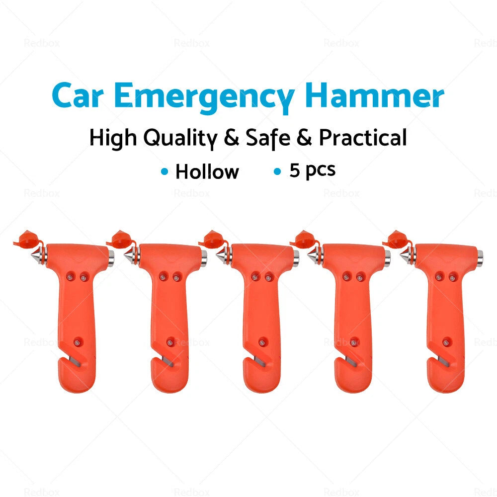 5x Emergency Safety Hammer Breaker Cutter Window Tool for Universal Use