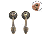 Set of 10 Antique Pull Knob Handles for Cabinet Door Hardware