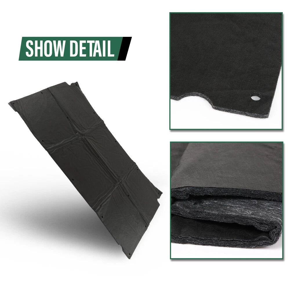 Hood Insulation Pad for Caprice Impala (1991–1996) Black Fiberglass