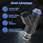 8PCS Fuel Injector 12613411 for GMC Sierra Chevrolet V8 4.8L 5.3L 6.0L (2010–2013)