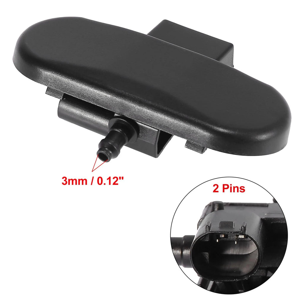 1 Pair Windshield Washer Nozzles for Audi A4 A5 allroad RS5 S4 S5 (2009–2020)