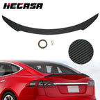 Rear Trunk Spoiler Wing for Tesla Model S (2012–2021) Carbon Fiber