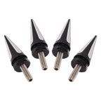 Set of 4 Black Aluminum Windshield Spiked Bolts for CVO Road Glide FLTR (2015–2025)