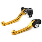 Aluminum Brake Clutch Levers for Suzuki RM85 RM125 RM250 (2001-2023)