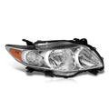RH Passenger Side Headlight Lamp Chrome for Toyota Corolla (2009–2010)