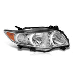 RH Passenger Side Headlight Lamp Chrome for Toyota Corolla (2009–2010)