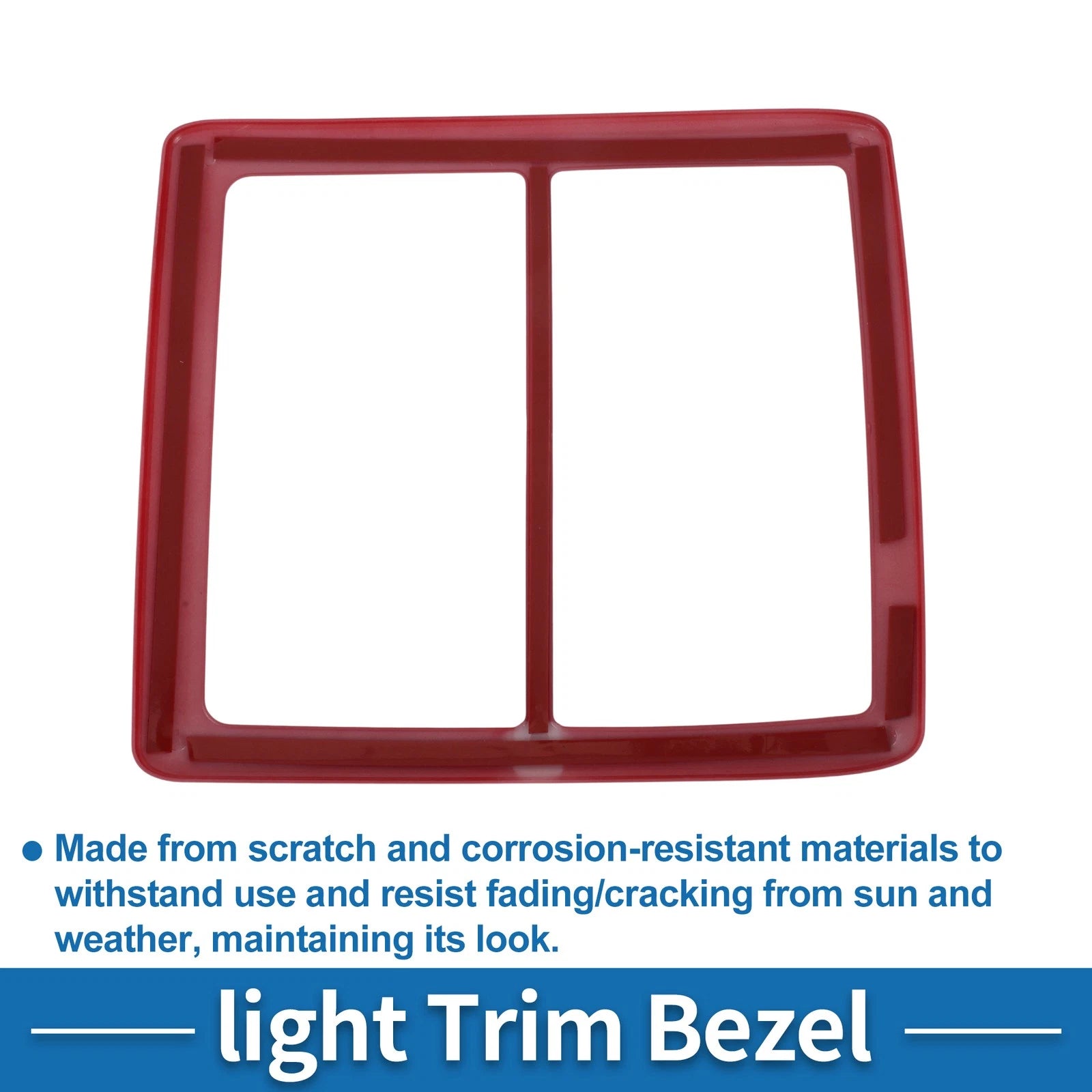 Front Row Headlight Trim Bezel for Toyota Tacoma (2016–2023) Red