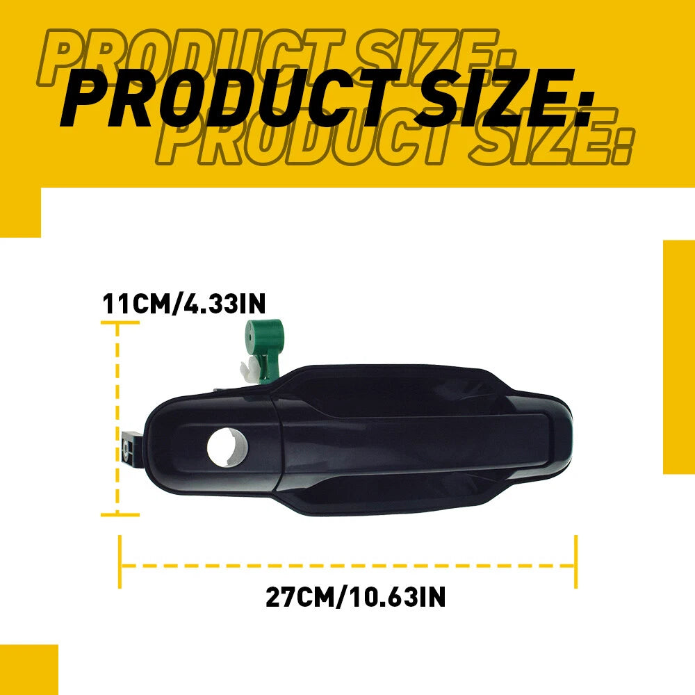 Chrome Front Right Exterior Door Handle for Kia Sorento (2003–2009)