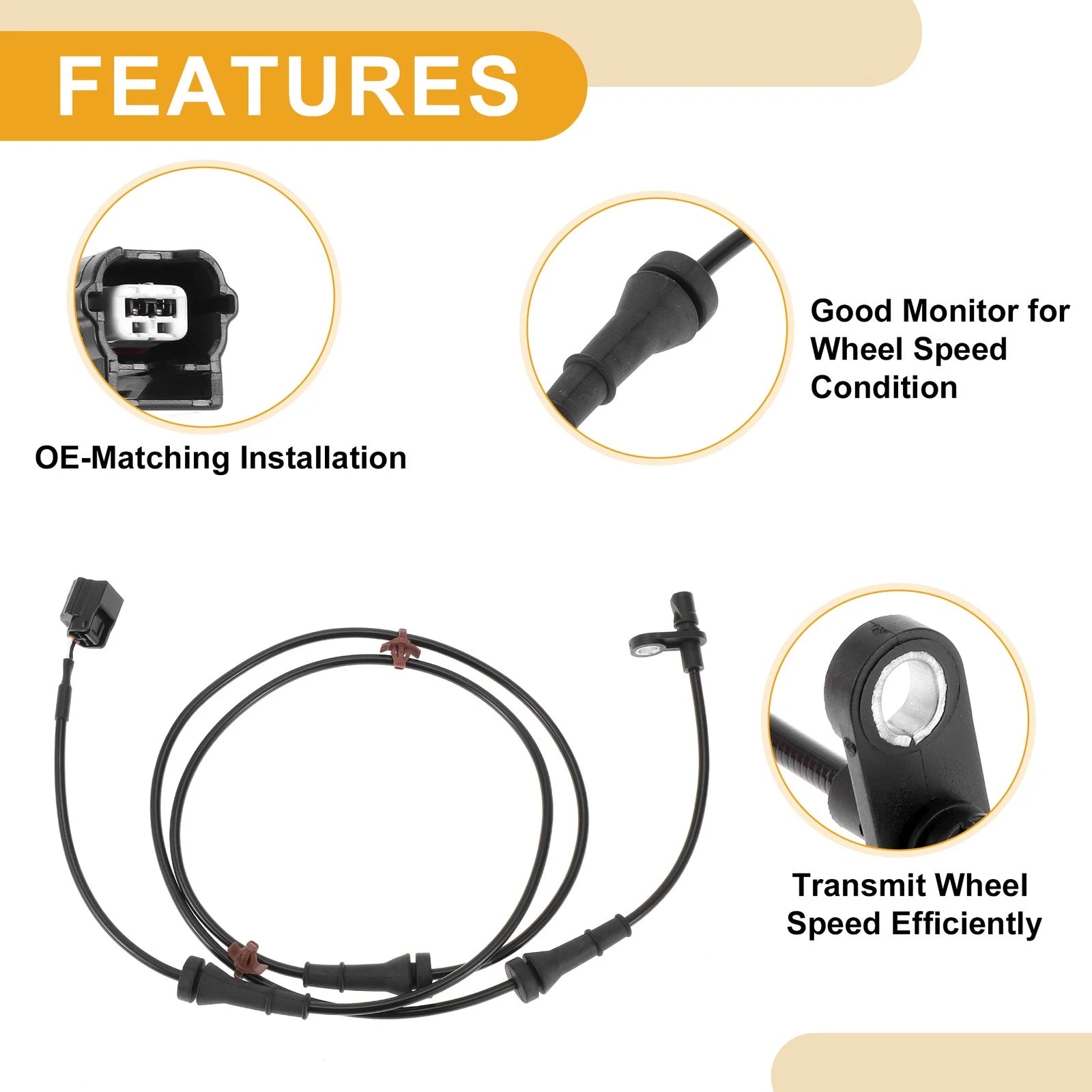 ABS Wheel Speed Sensor No. 19316639 for Chevrolet City Express (2015–2018)
