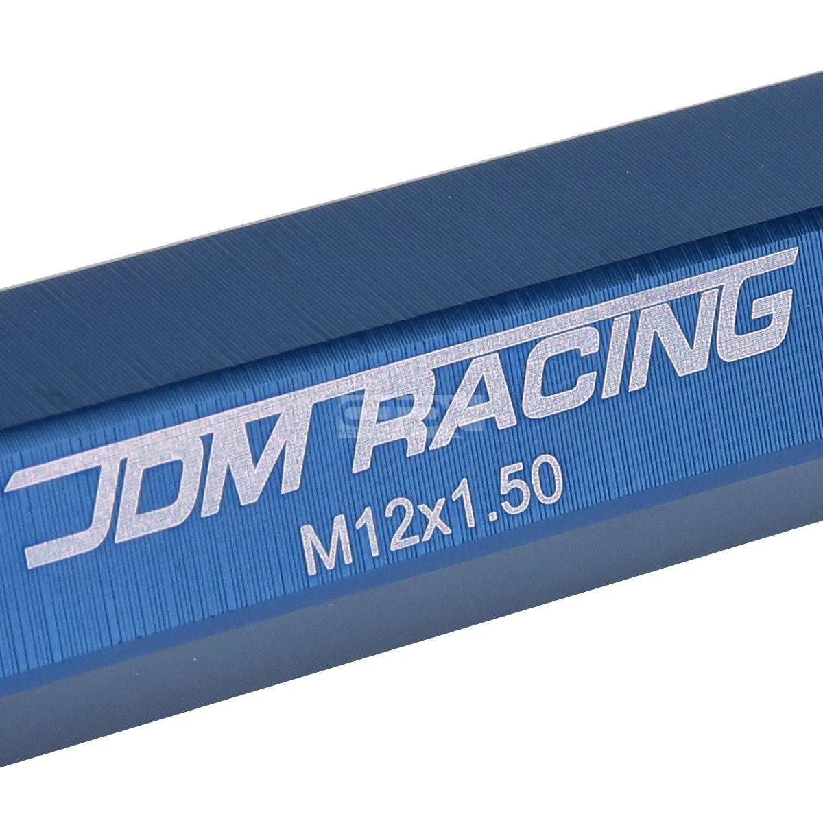 20 PCS Open End M12x1.5 90mm Tall Blue Aluminum Lug Nuts + Adapter