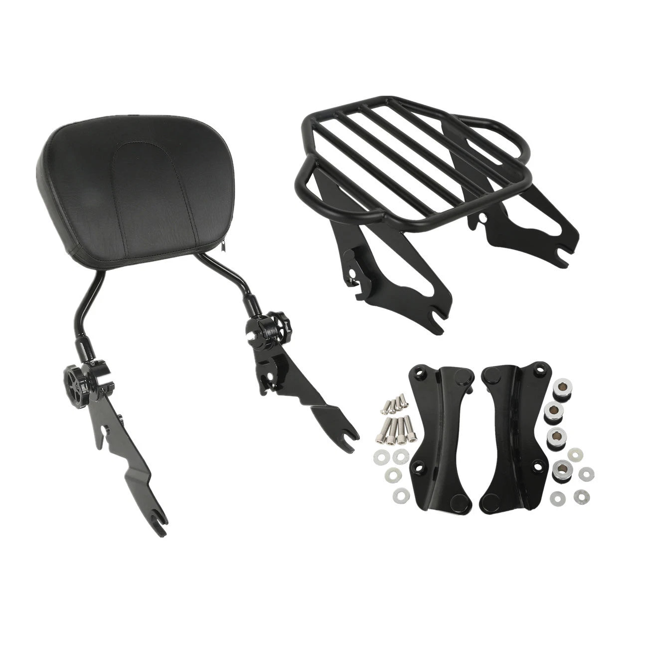 Backrest Sissy Bar with Luggage Rack for Harley Touring (2014–2023)