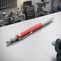 Welders Pencil Marker Pen Set of 2 - Red & Silver Metal Coloring