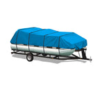 Canvas Trailerable Boat Storage Cover for Pontoon 17'–20' L