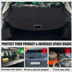 Retractable Cargo Cover for Nissan Kicks (2018–2023)